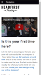 Mobile Screenshot of headfirstprinting.com
